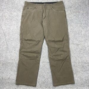 Kuhl Pants Mens 38X30 Brown Revolvr Vintage Patina Dye Cargo Outdoor Hiking Gorp
